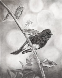 "Bird on a Branch" - Signed and Numbered